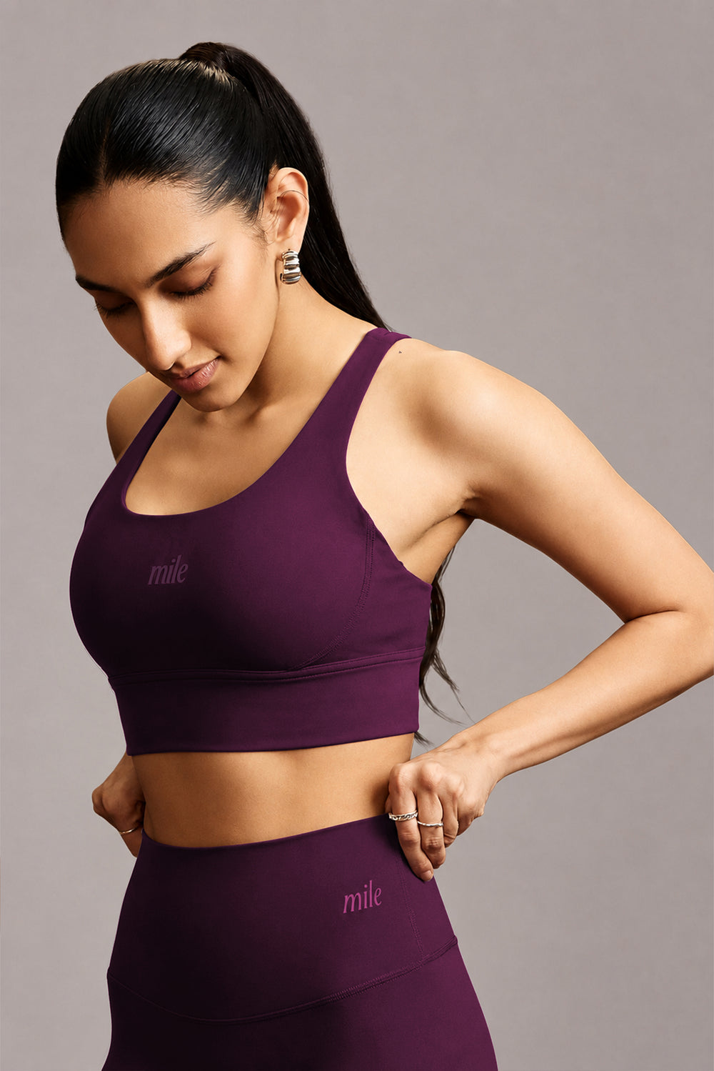 Grape Jelly OnTheGo Cross Back Sports Bra
