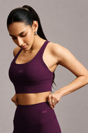 Grape Jelly OnTheGo Cross Back Sports Bra