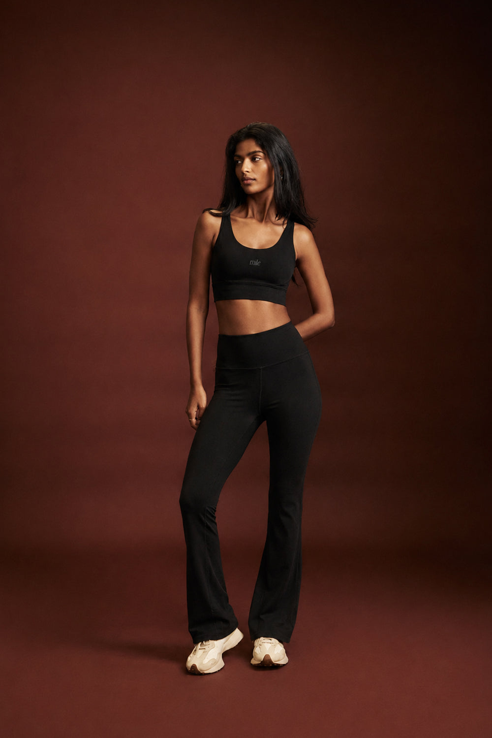 Black OnTheGo Flare Pants Set