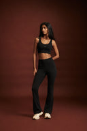 Black OnTheGo Flare Pants Set