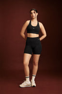 Black OnTheGo Shorts Set