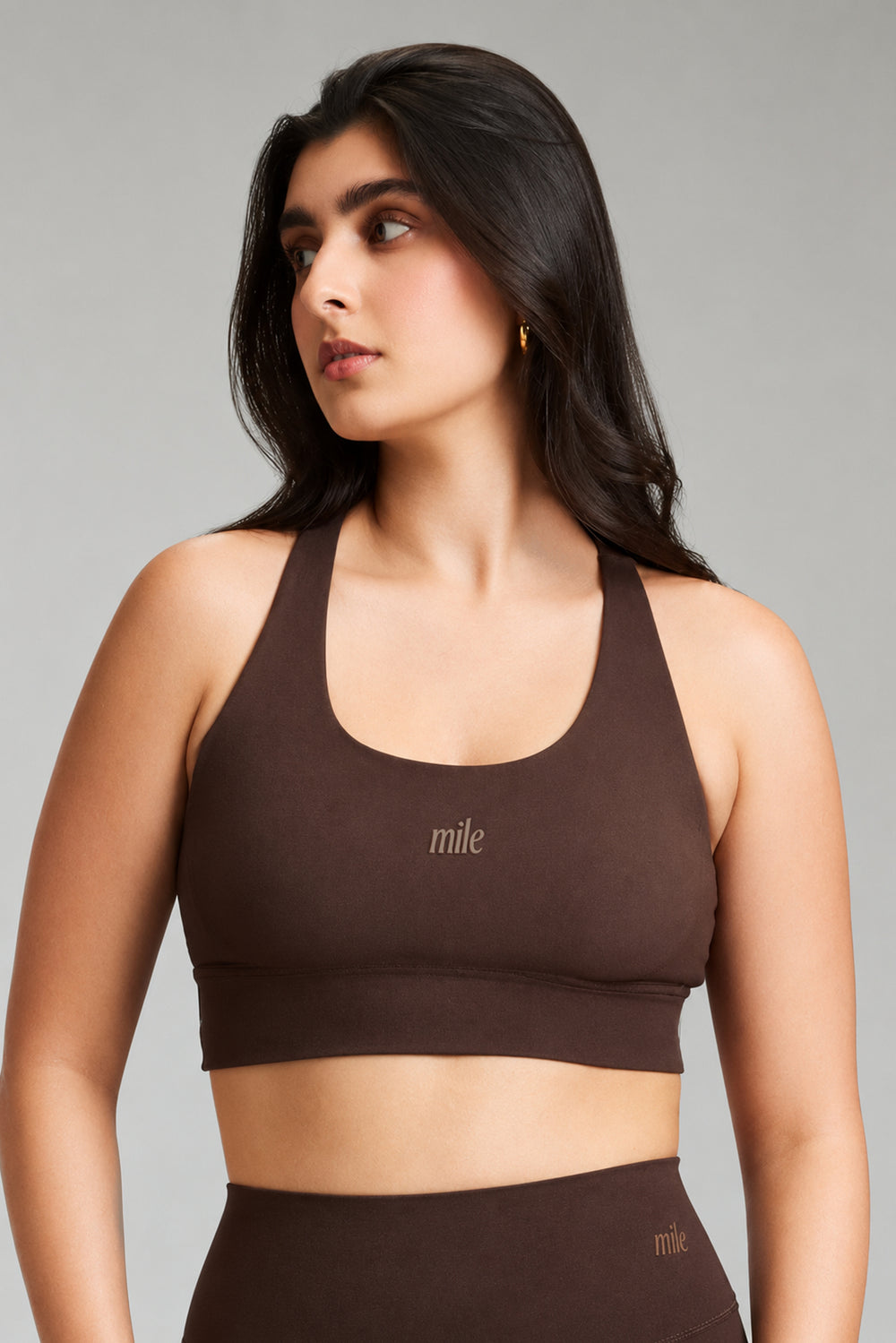 Coffee Bean OnTheGo Cross Back Sports Bra