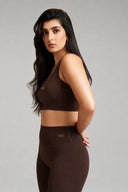 Coffee Bean OnTheGo Cross Back Sports Bra