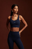 Ink Blue OnTheGo Cross Back Sports Bra