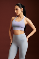 Blueberry Swirl OnTheGo Cross Back Sports Bra