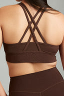 Coffee Bean OnTheGo Cross Back Sports Bra