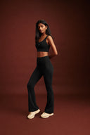 Black OnTheGo Flare Pants Set
