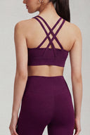 Grape Jelly OnTheGo Cross Back Sports Bra