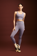 Amethyst OnTheGo Leggings for women, high-waist polyester-free activewear by Mile Collective