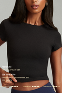 Black OnTheGo Baby Tee