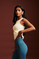 Fitted tank top with a baby tee inspired slim fit for everyday wear