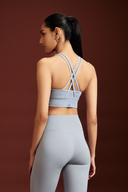 Frost strappy sports bra suitable for gym training, fitness classes, and everyday wear
