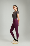 Grape Jelly yoga leggings women can wear for yoga, stretching, and workouts