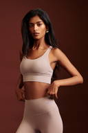 Lavender Cross-Back Sports Bra designed for comfort, support, and everyday movement