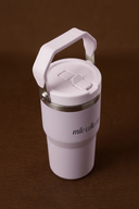 Light purple sports water bottle with a leakproof design for fitness