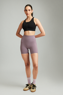Mauve OnTheGo athletic shorts women designed for comfort, flexibility, and performance