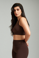 Coffee Bean OnTheGo Cross Back Sports Bra