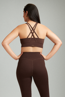 Coffee Bean OnTheGo Cross Back Sports Bra