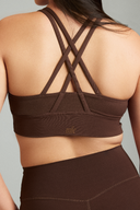 Coffee Bean OnTheGo Cross Back Sports Bra