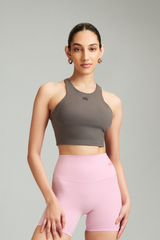 Classic Gray OnTheGo Cropped Tank