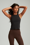 Black OnTheGo Fitted Tank Top