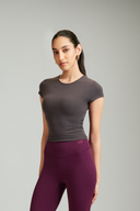 Women wearing Coal OnTheGo baby tee with a sleek and versatile silhouette