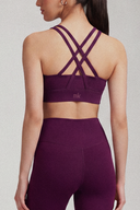 Grape Jelly OnTheGo Cross Back Sports Bra