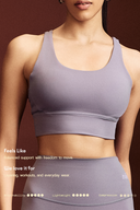 Amethyst OnTheGo Cross Back Sports Bra